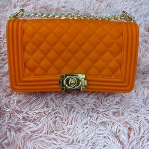Orange Jelly Purse